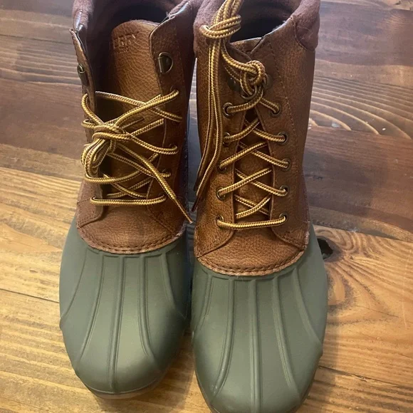 Sperry | Shoes | New Mens Size Sperry Duck Boots Brown Gray 
